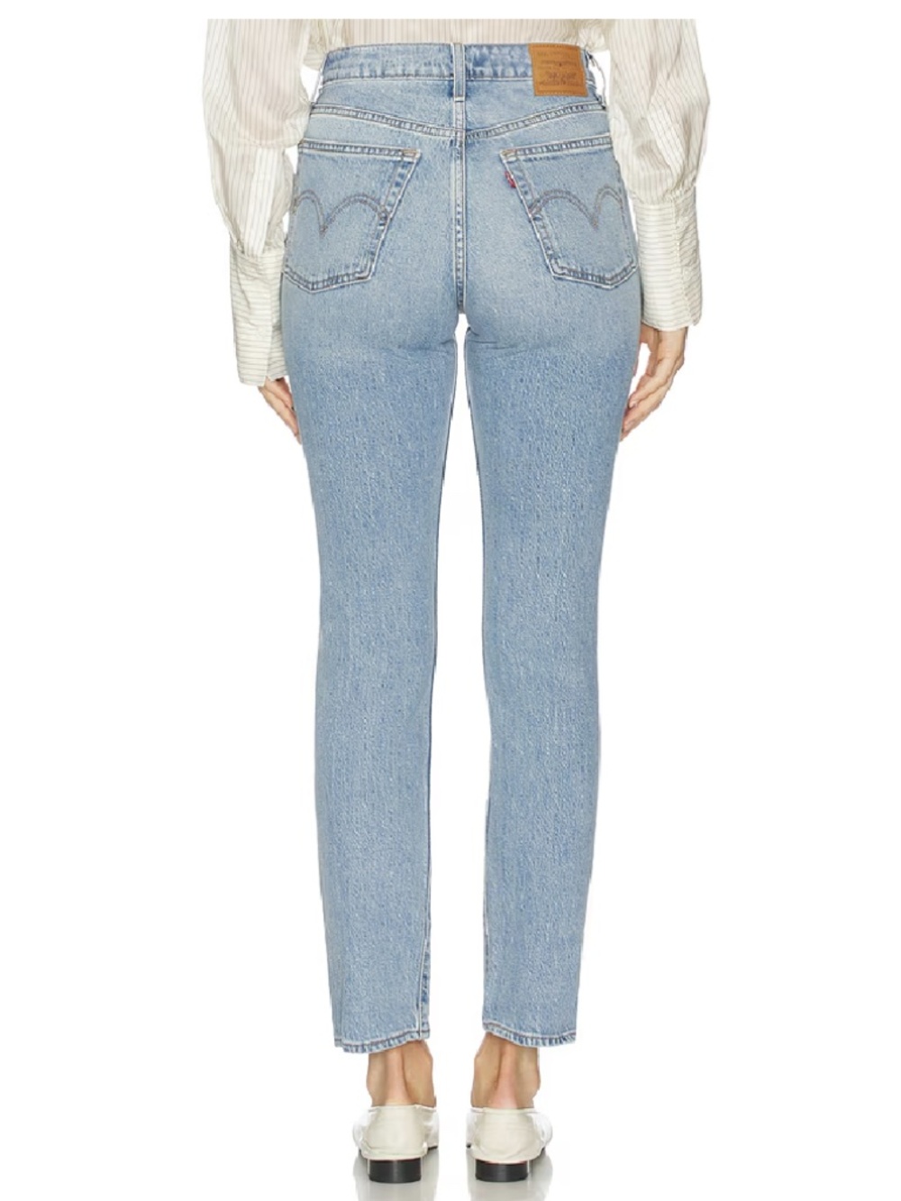 Levi's Wedgie Slim Straight Jeans - Picture 5 of 10